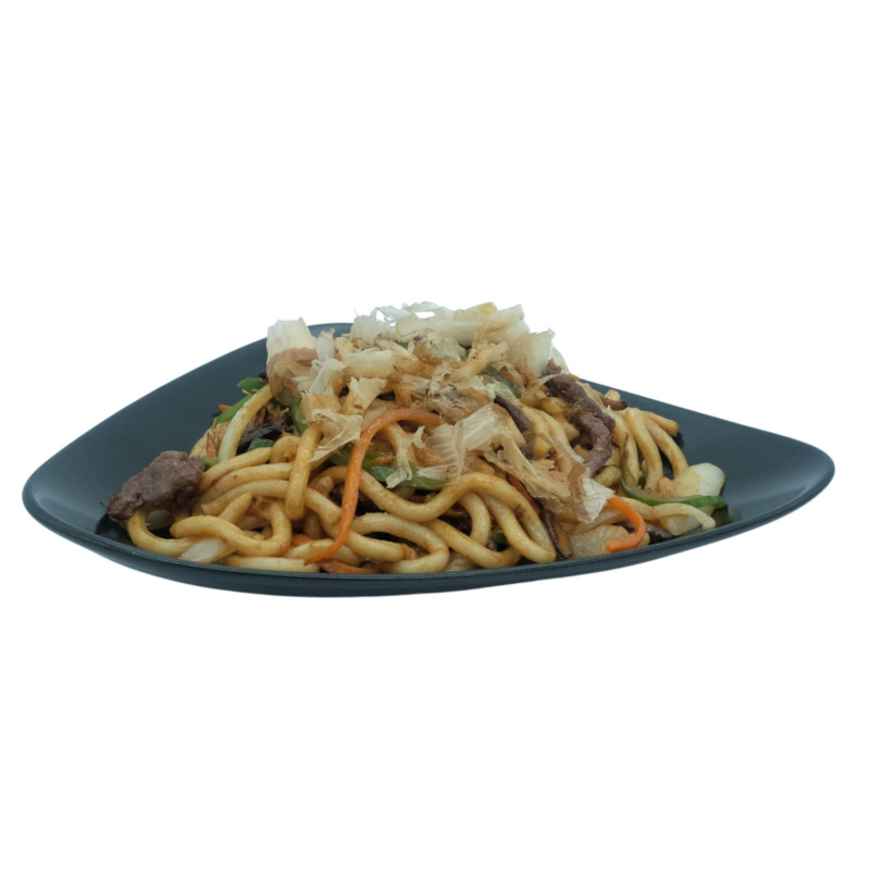 Udon Frito Con Ternera